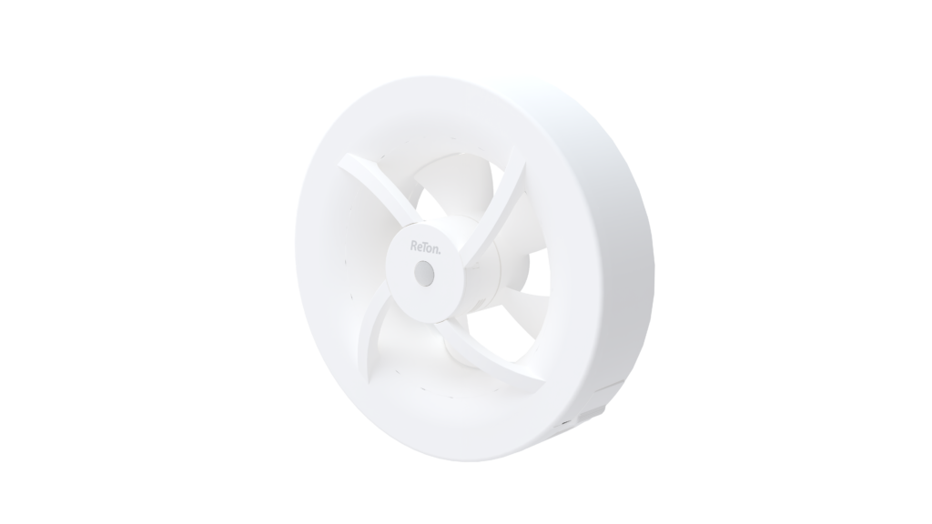 Bathroom fan Reton Seven white