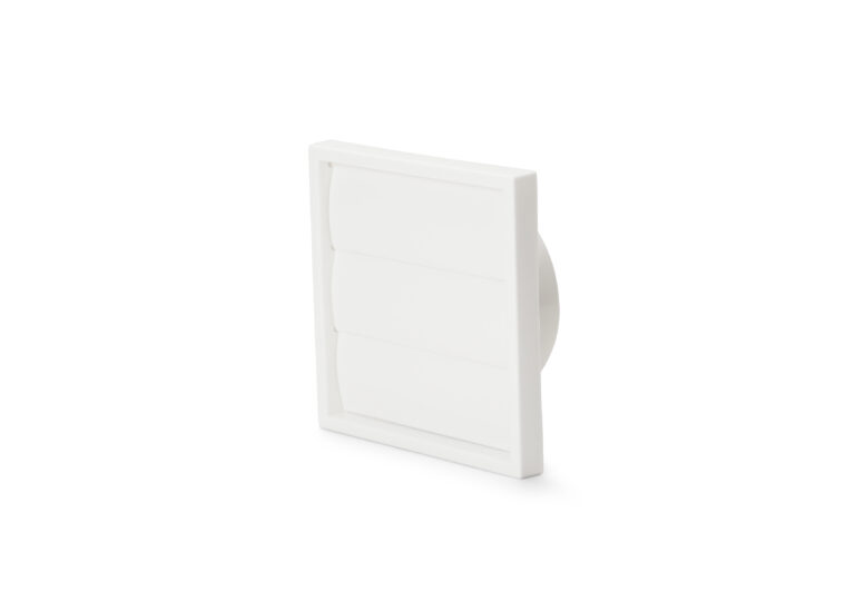 Gravity shutter Reton Ø100 #140 white Plastic