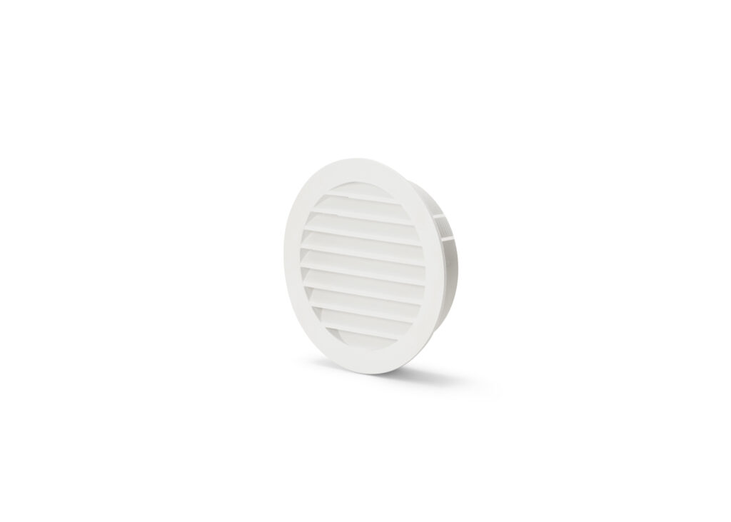 Grille Reton Ø100 white plastic