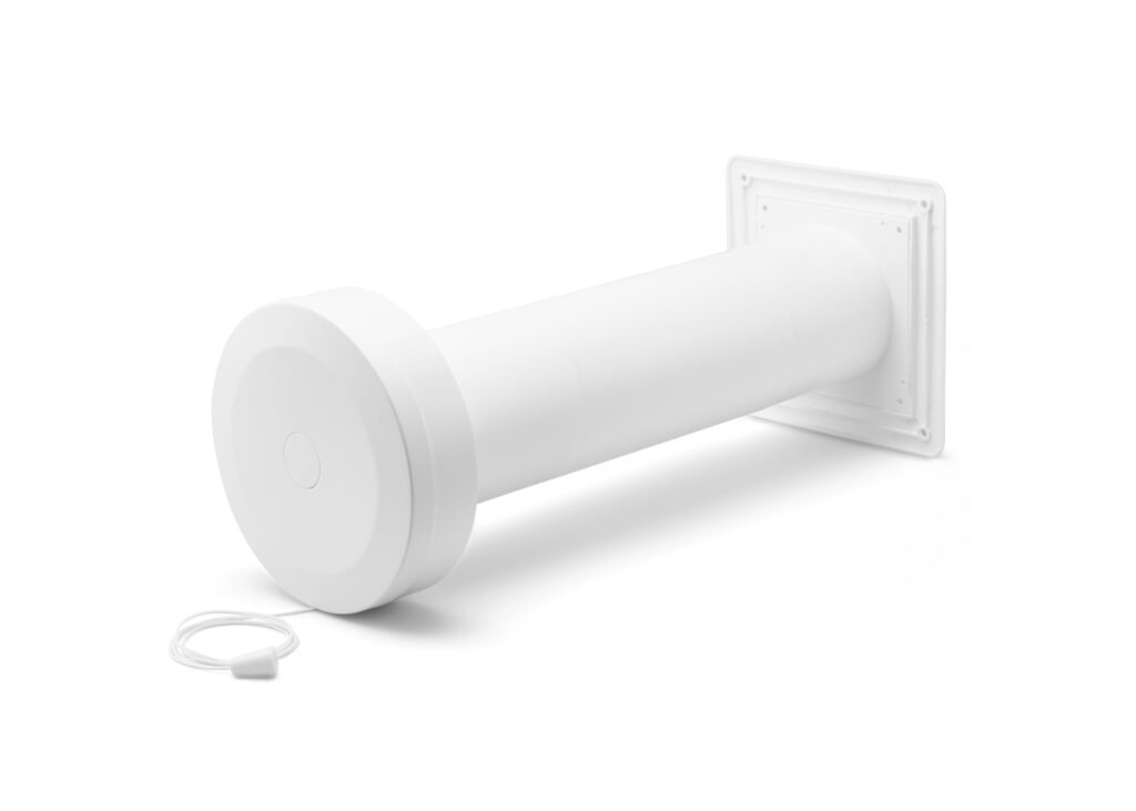 Wall vent Reton TL80R white